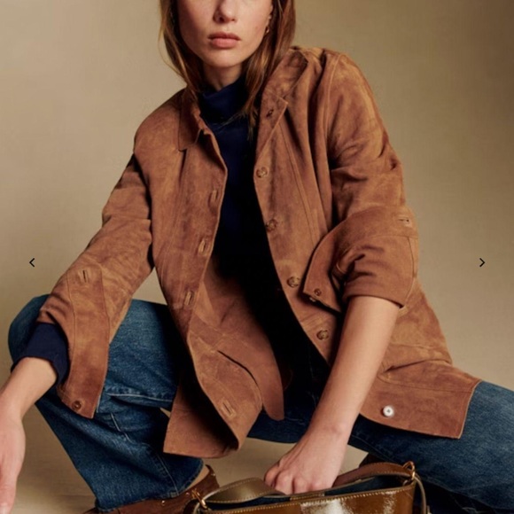 Sezane Jackets & Blazers - Sezane Suede Will Jacket Size Medium BNWOT